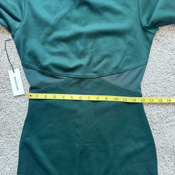 NEW Aritzia Babaton Fluoresce Dress in Scarab Bodycon Mesh Cut Out Party Event 2 - Picture 14 of 16